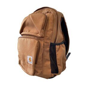 Carhartt Legacy Standard Work Backpack 20 Inch Brown Tan Laptop Sleeve Pockets